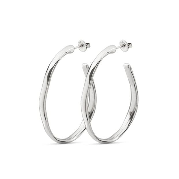 Silver - UNOde50 - UNOde50 Sterling Silver Hoop Earings