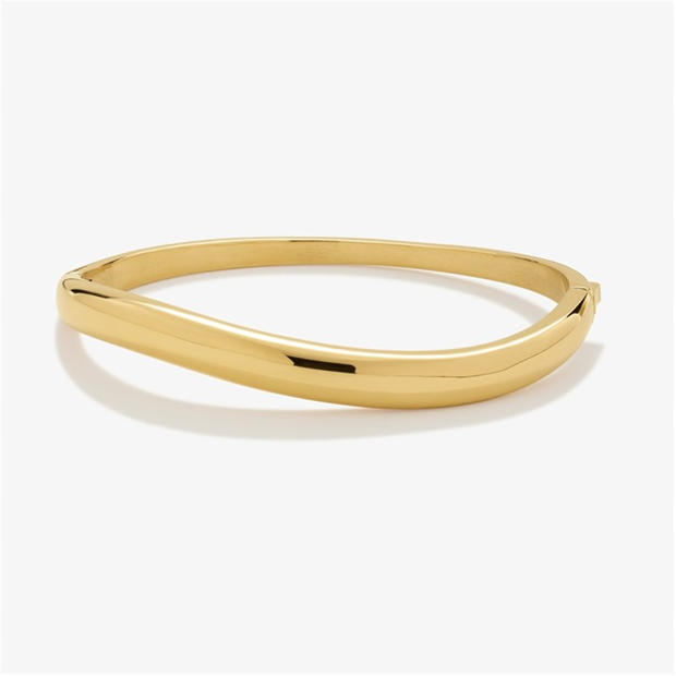 Gold - D.LOUISE - Wave Bangle