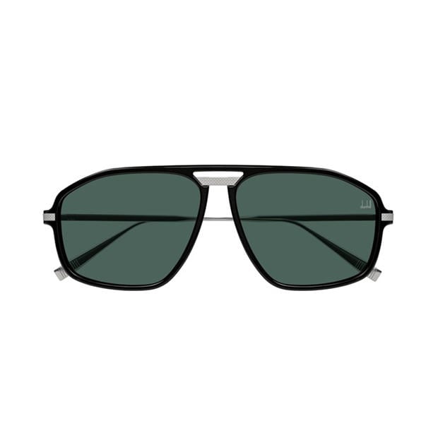 Silver/Black - Dunhill Eyewear - Dunhill Mens Aviator DU0120S Sunglasses